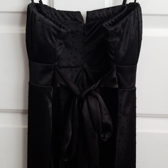 Black Swiss Dot Dress - Picture 7 of 7